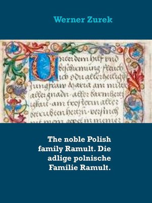 cover image of The noble Polish family Ramult. Die adlige polnische Familie Ramult.